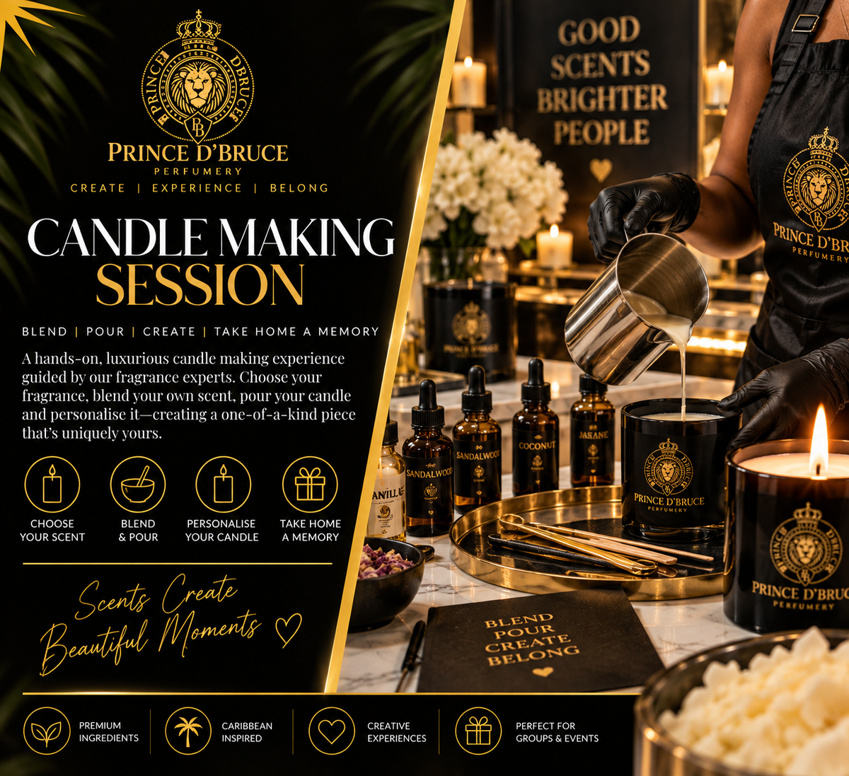 Candle Making Group Session