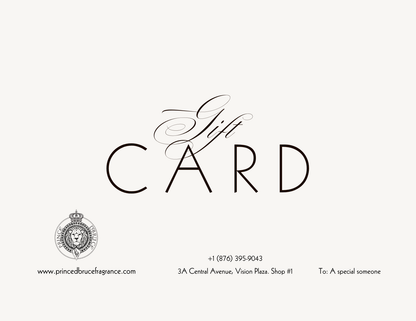 GIFT CARD- The Freedom to Choose